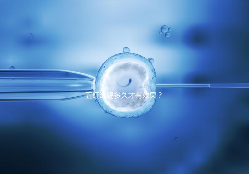 五紅湯喝多久才有效果？讓喝過的人告訴你！