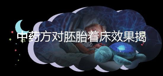 中藥方對胚胎著床效果揭秘，3大成功案例告訴你幫助真不小